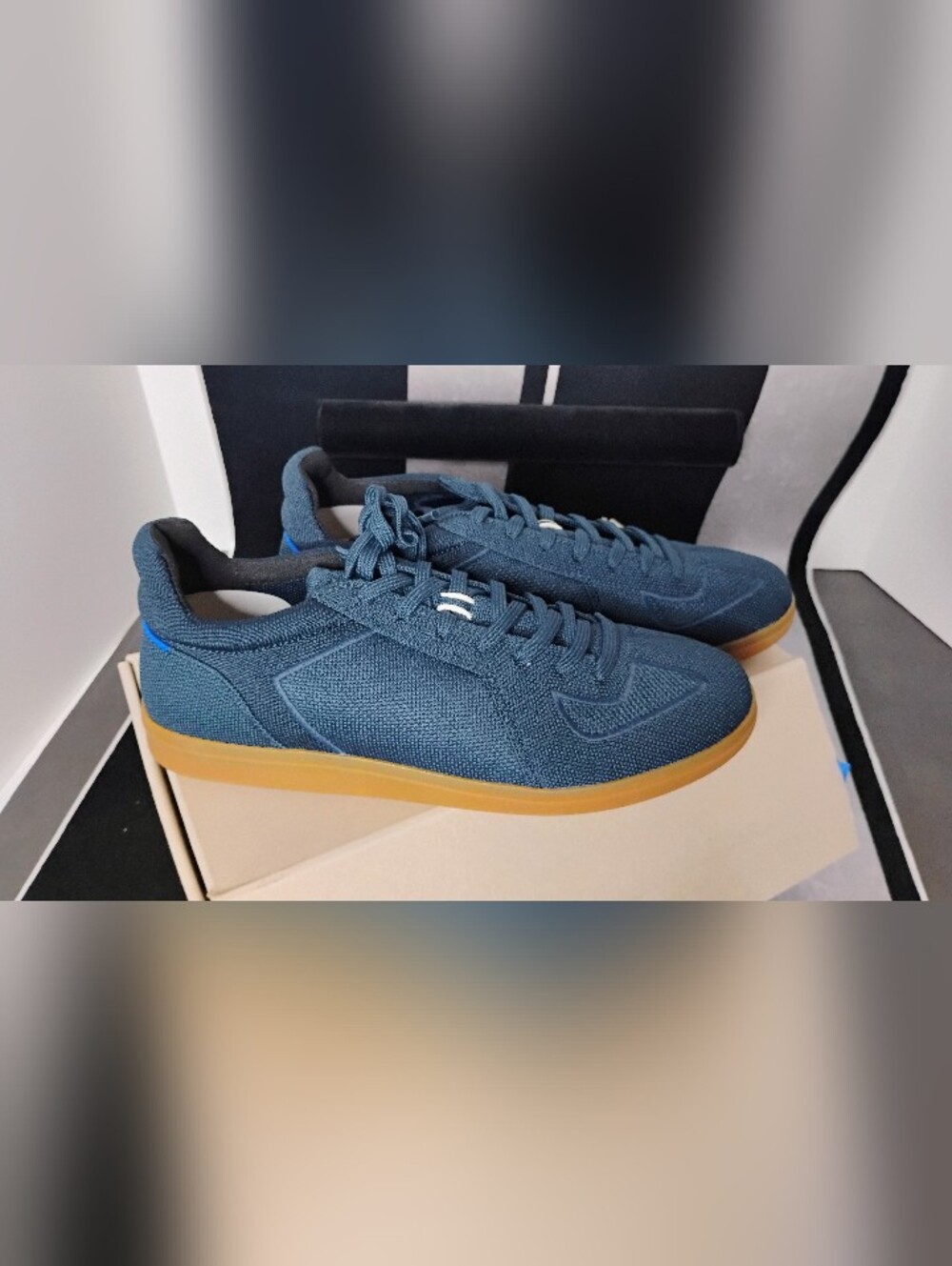 Rothy's The RS01 Sneaker Casual Shoes Navy Tennis Men's Size 9.5 New